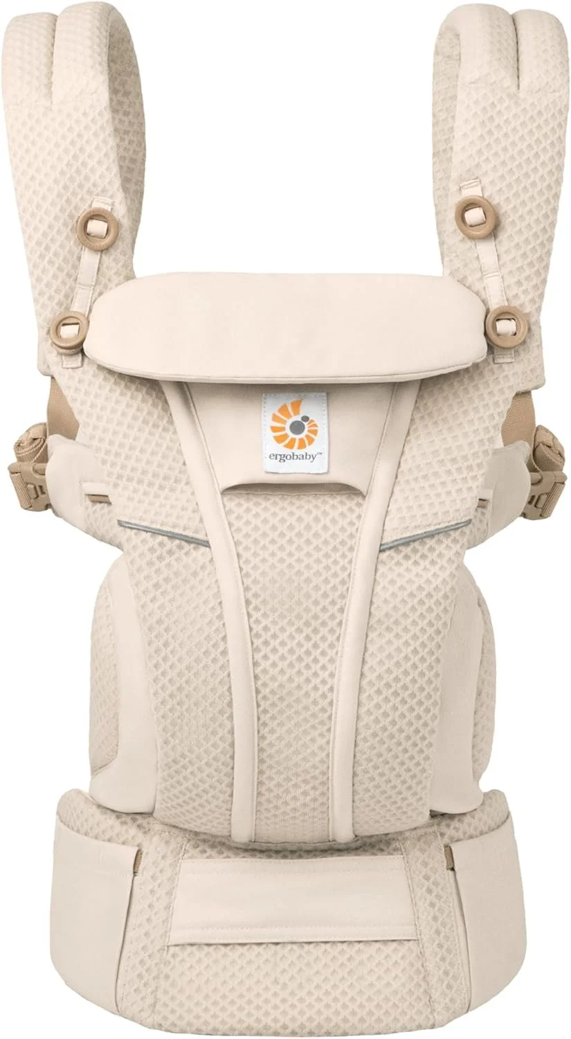Переноска Ergobaby Omni Breeze от рождения до 20,4 кг 4 положения сетка SoftFle Бежевый, фото №1 Переноска Ergobaby Omni Breeze от рождения до 20,4 кг 4 положения сетка SoftFle Бежевый, фото №1