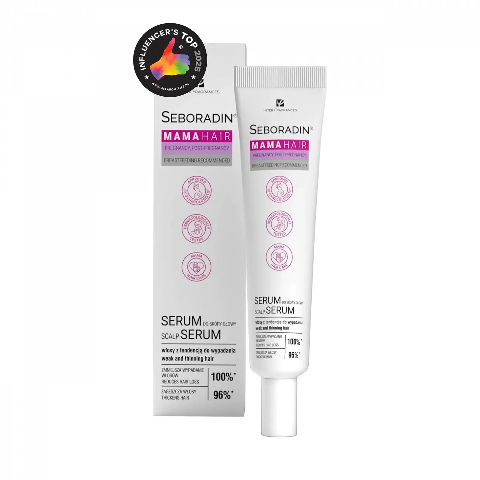 Сироватка Seboradin для шкіри голови Для вагітних жінок Для всіх типів волосся Зміцнення волосся мами 100 мл, фото №2