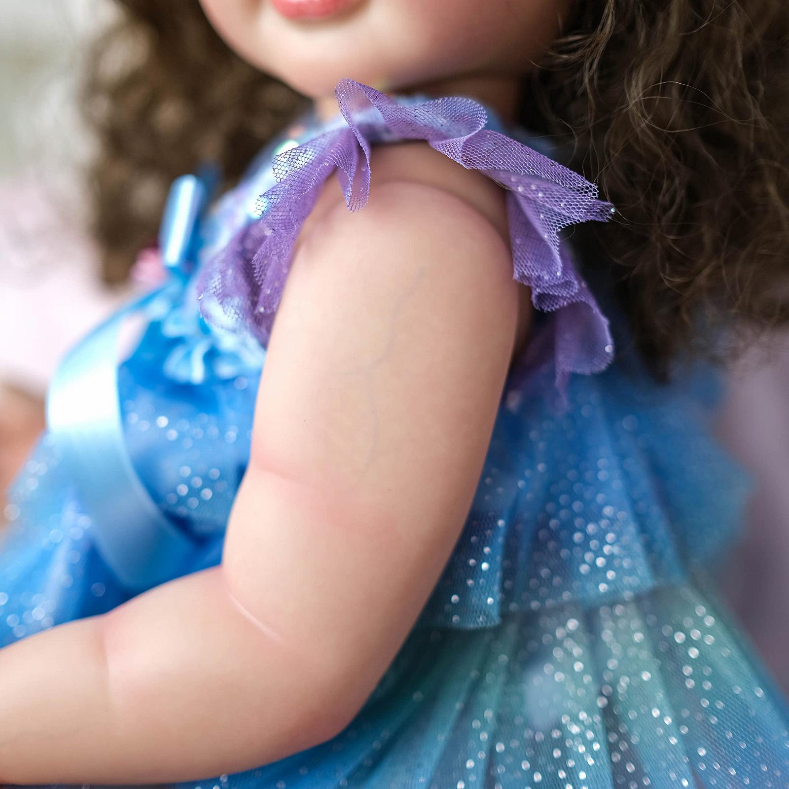 Кукла Zero pam Reborn Baby Силикон 22 Дюйма Красивая Девочка Силиконовая Водонепроницаемая, фото №6