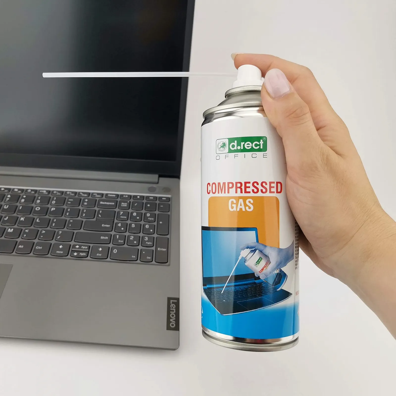 Стиснене повітря D.Rect 110502 400 мл 4 шт., фото №5