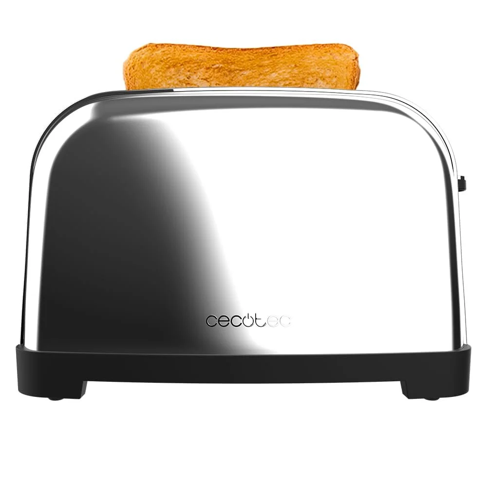 Тостер вертикальний Cecotec Toastin' time 1700 Вт, 4 коротких слоти, широкий слот 3,8 см, 2 тримачі для булочок та піддон для крихт, нержавіюча сталь, фото №3