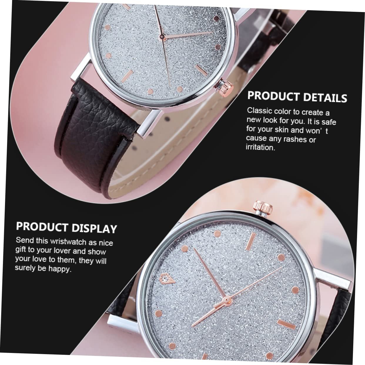 Часы женские PartyKindom Quartz с регулируемым ремешком, фото №2