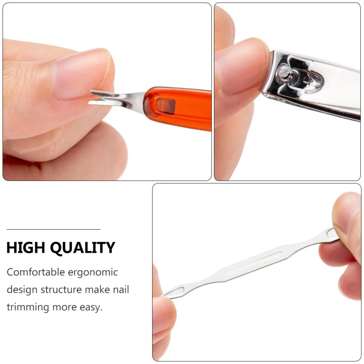 Набор маникюрный Healvian 3 предмета из нержавеющей стали, фото №9 Набор маникюрный Healvian 3 предмета из нержавеющей стали, фото №9