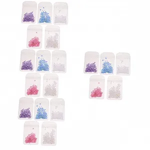 Цветы для ногтей акриловые Healvian, 4 набора, разноцветные, 5 упаковок * 4 - Фото 1