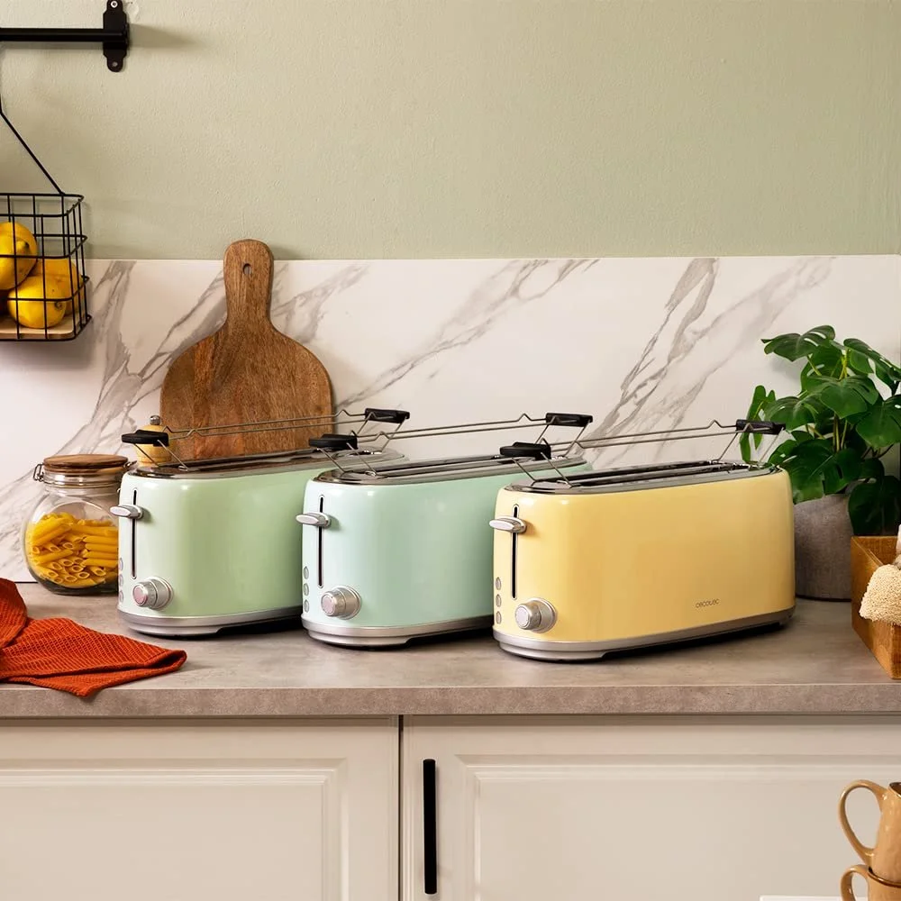 Тостер Cecotec Retro Double Green на 4 скибочки, 1630 Вт, фото №6