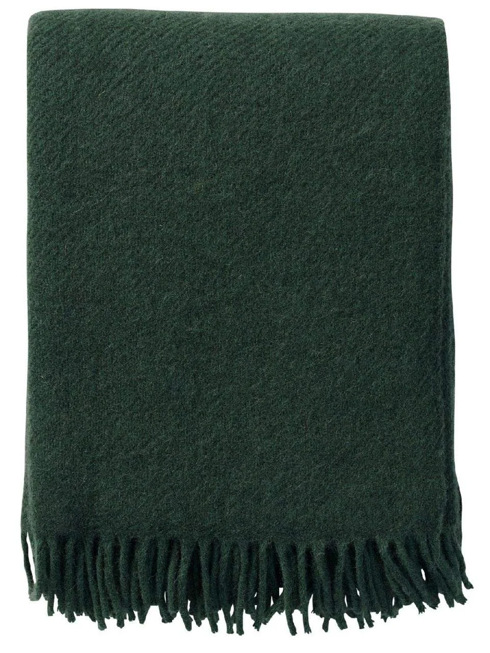 Плед Вовняний Klippan Gotland 130 x 200 см Темно-зелений, фото №1 Плед Вовняний Klippan Gotland 130 x 200 см Темно-зелений, фото №1