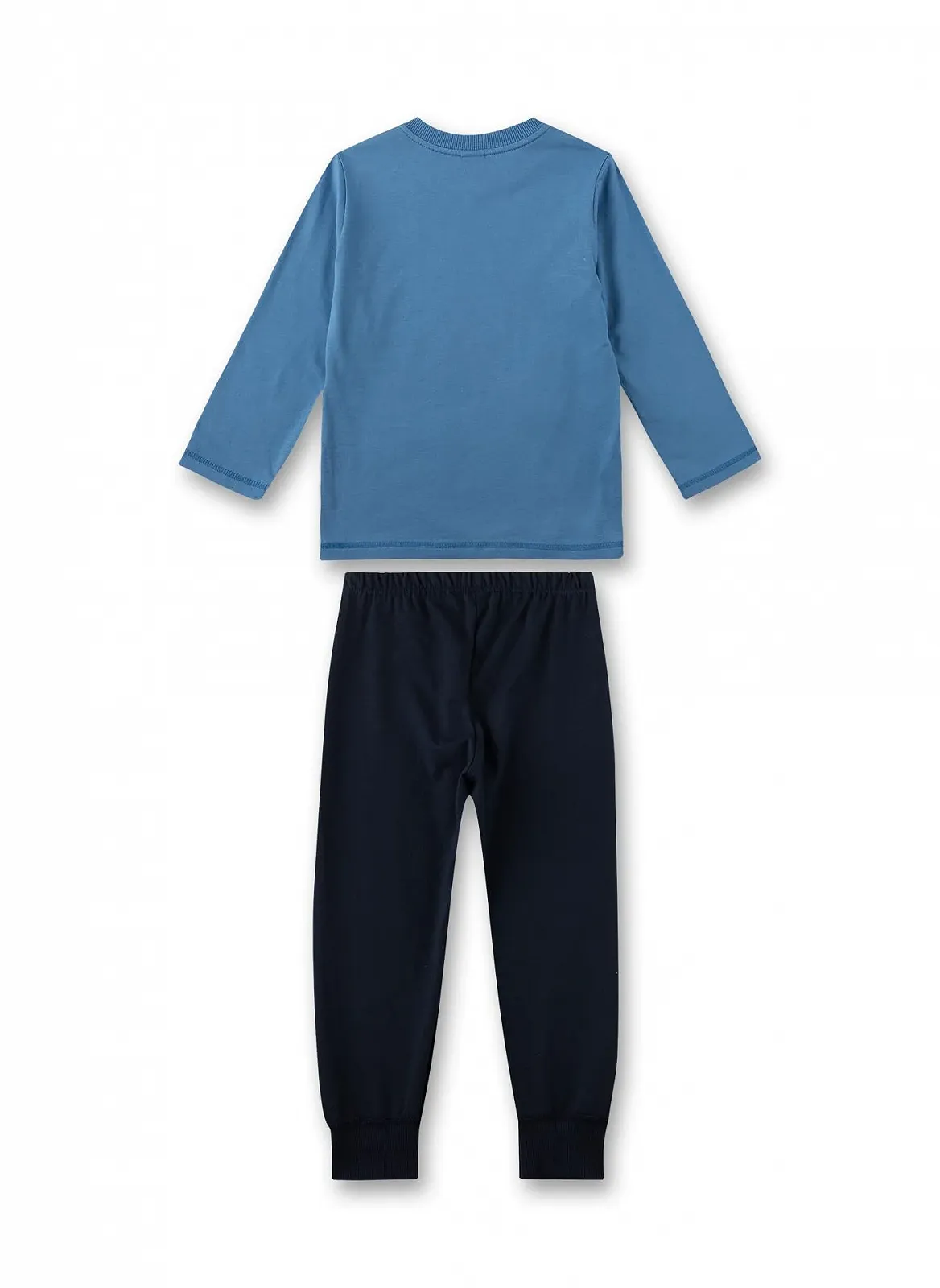 Піжама Sanetta для хлопчиків довга синя, фото №2