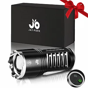 Ліхтар JAY-PARK LED Перезаряджуваний 500 000 Люмен з Акумулятором 10800 мАг та РК-індикатором Рівня Заряду Акумулятораого Туризму - Фото 1