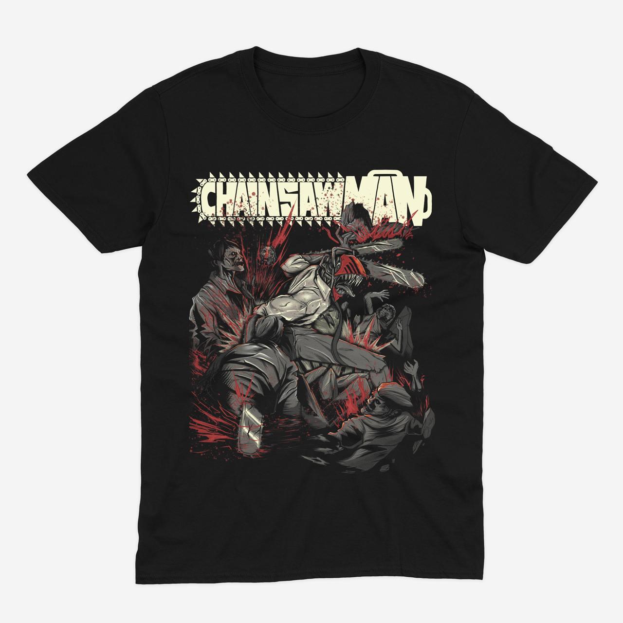 Футболка Аниме Человек бензопила Chainsawman TH219 M, фото №1
