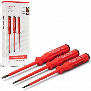 Набор отверток PB Swiss Tools PB 5539 VDE шлицевые 3 шт. 1000 В - Фото 1