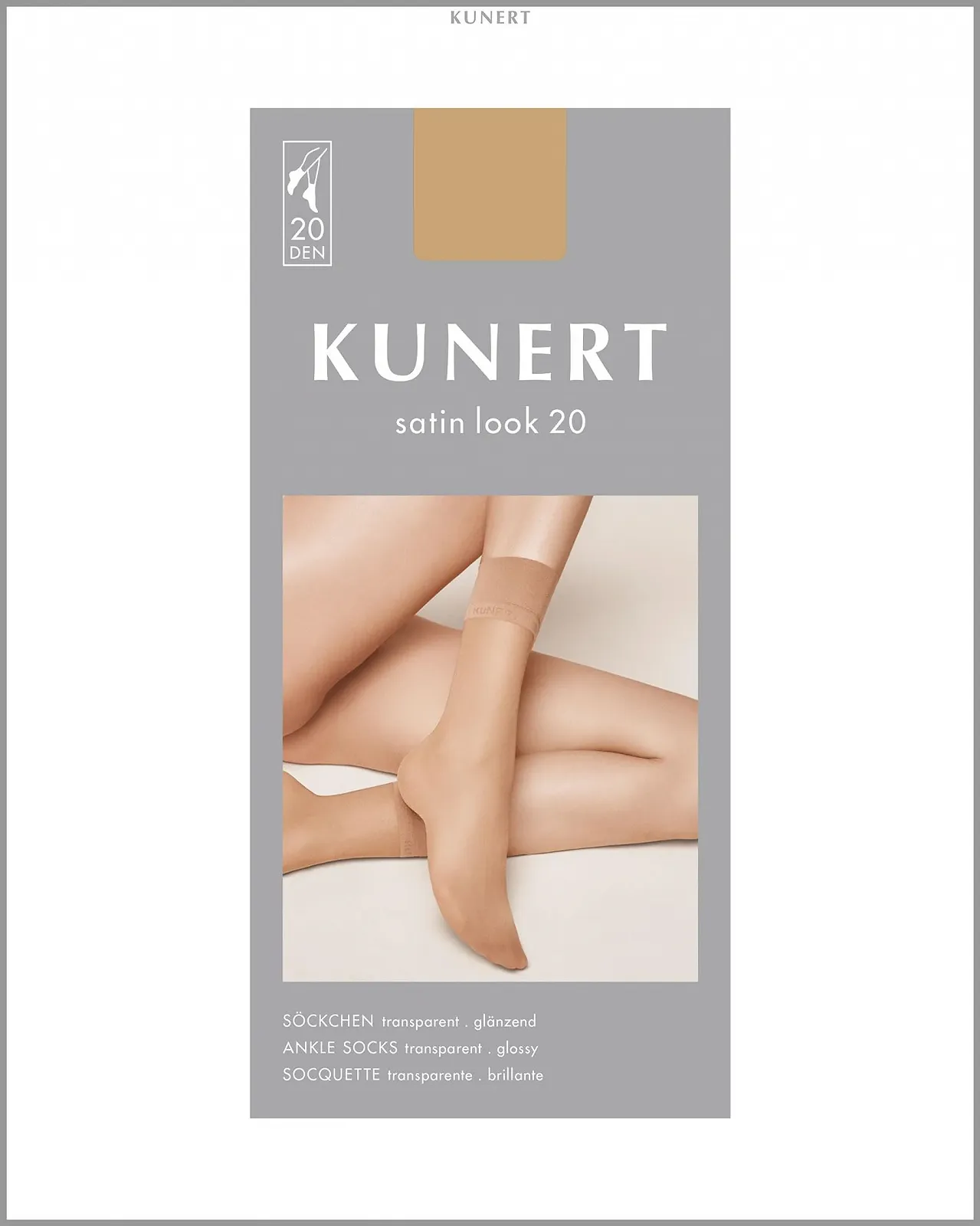 Носки KUNERT Satin Look 20 с поясом без давления, 20 ден, фото №4