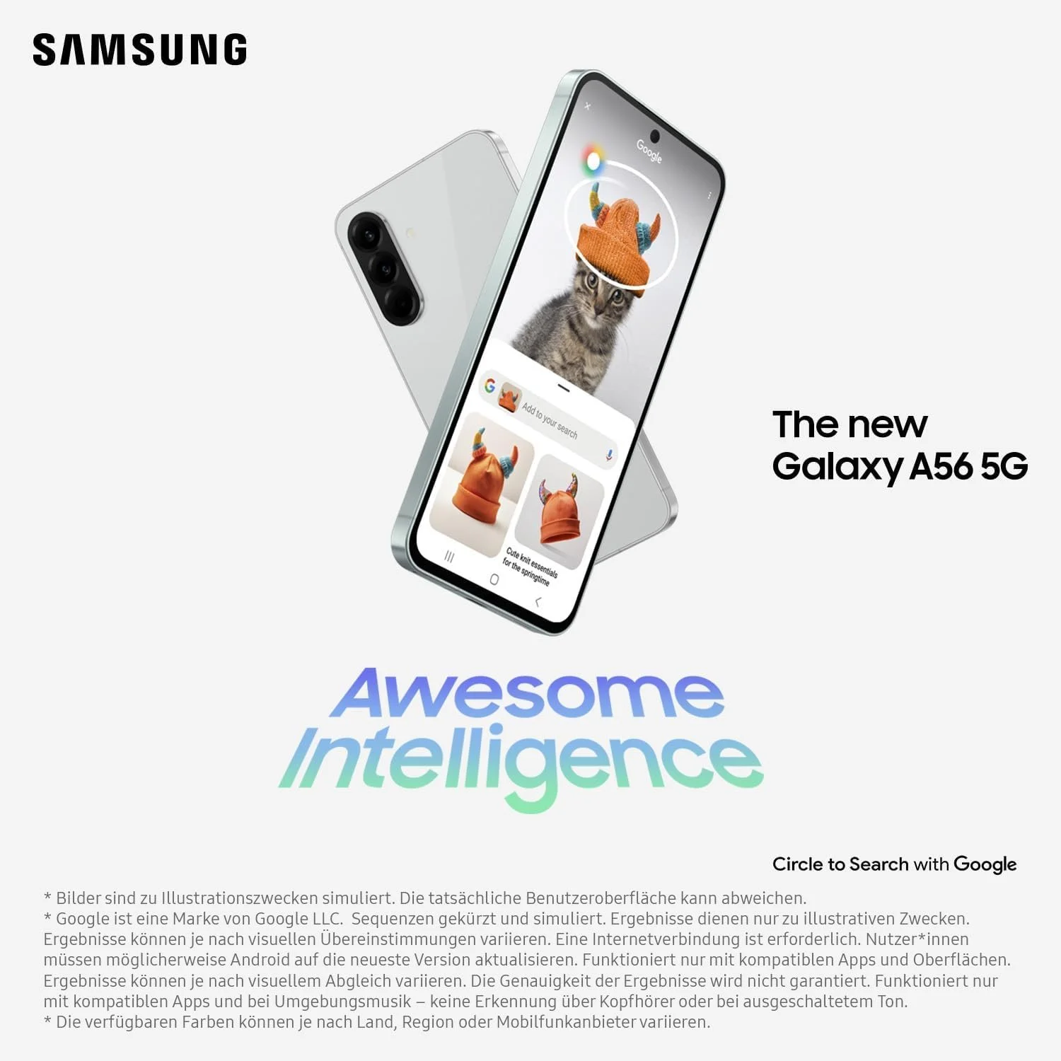 Смартфон Samsung Galaxy A56 Dual 5G 128GB 8GB RAM Светло-серый, фото №7