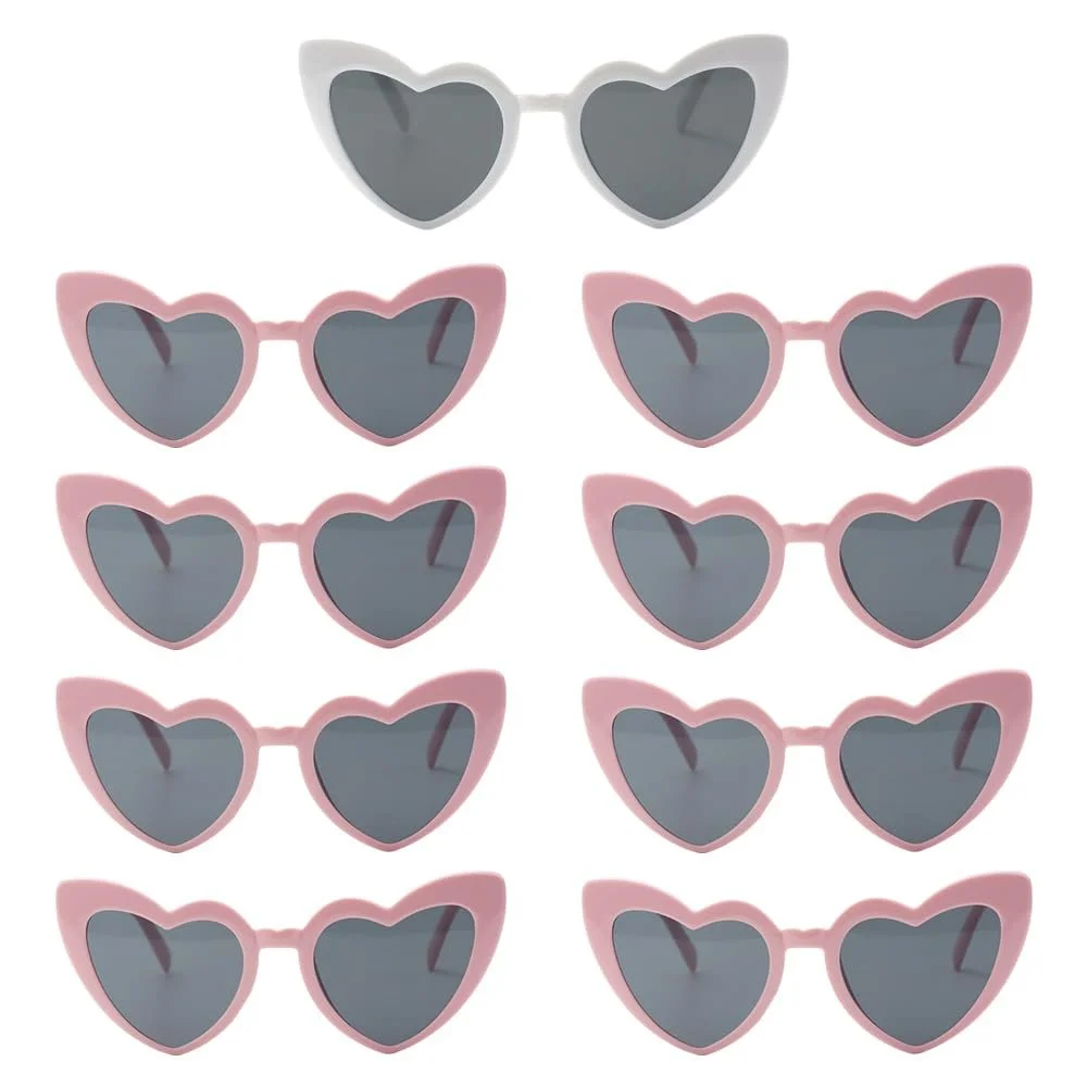 Солнцезащитные очки в форме сердца YANGUN, 9 шт., фото №1