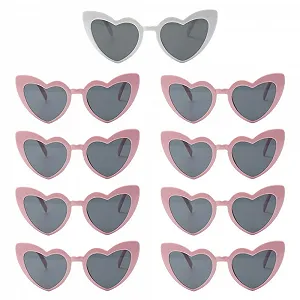 Солнцезащитные очки в форме сердца YANGUN, 9 шт. - Фото 1