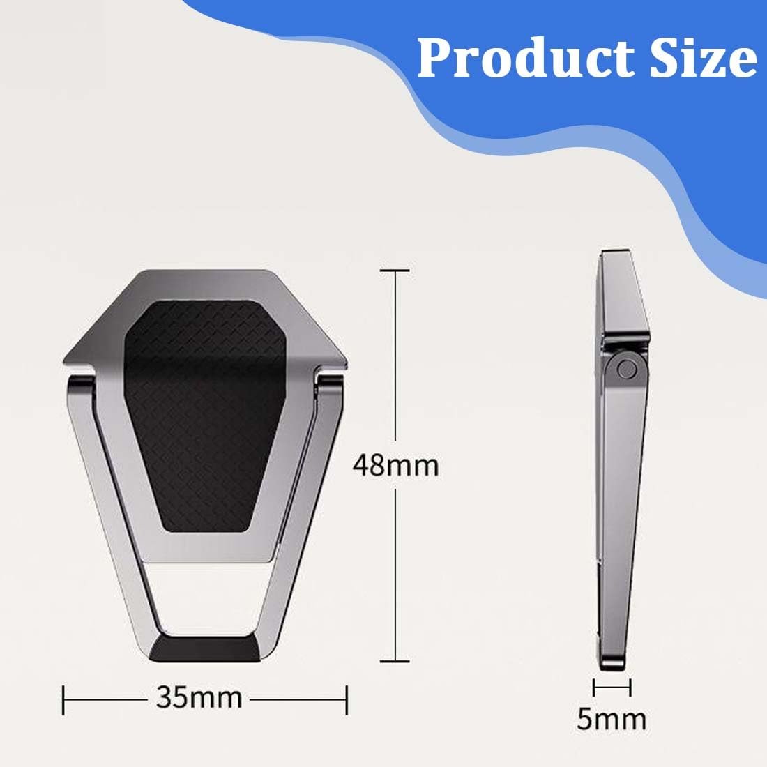 Підставка для ноутбука Mini Алюмінієва Охолоджуюча для клавіатури Ергономічна Легка для MacBook, Lenovo Планшетів та Ноутбуків, фото №2