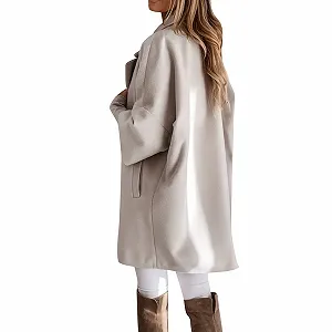 Коротке пальто Жіноче вовняне з рукавом synthetic.ua - Фото 1