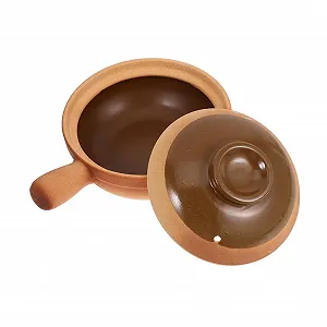 Каструля для приготування ULTECHNOVO традиційна азіатська глиняна з кришкою - Фото 1