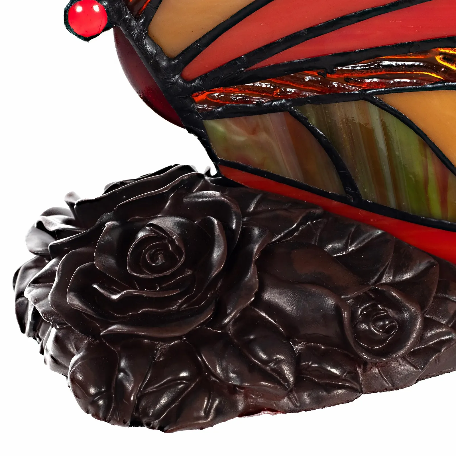 Настільна лампа TIFF200 Mosaic Butterfly Мозаїка Скло Висота 22 см, фото №5