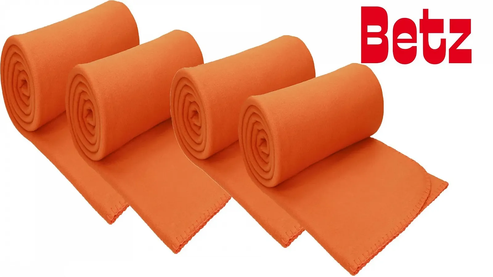 Флісова Покривало Betz 4 шт. 130 см x 170 см Помаранчевий, фото №8