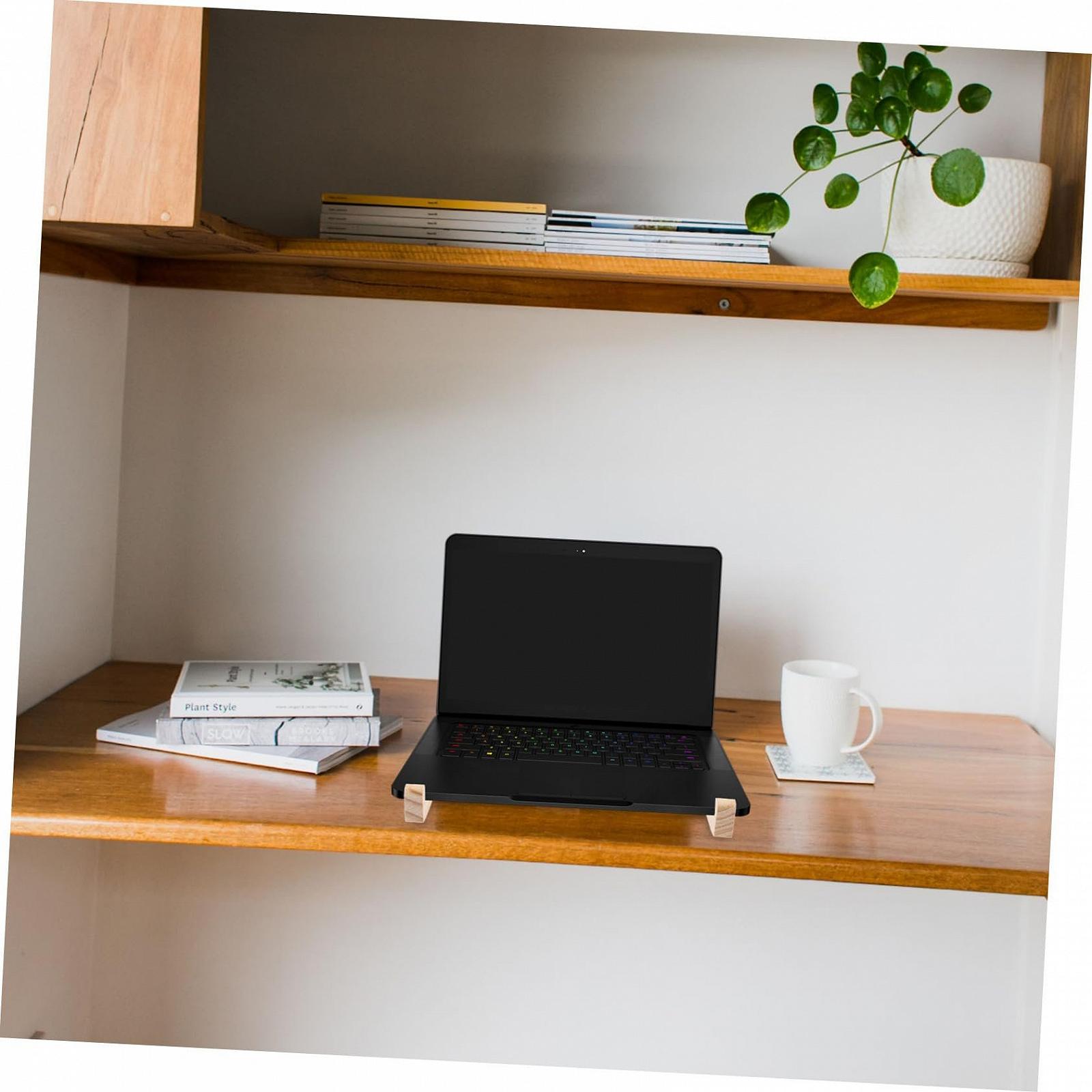 Підставка для ноутбука Дерев'яна Ергономічна Вертикальна, фото №9