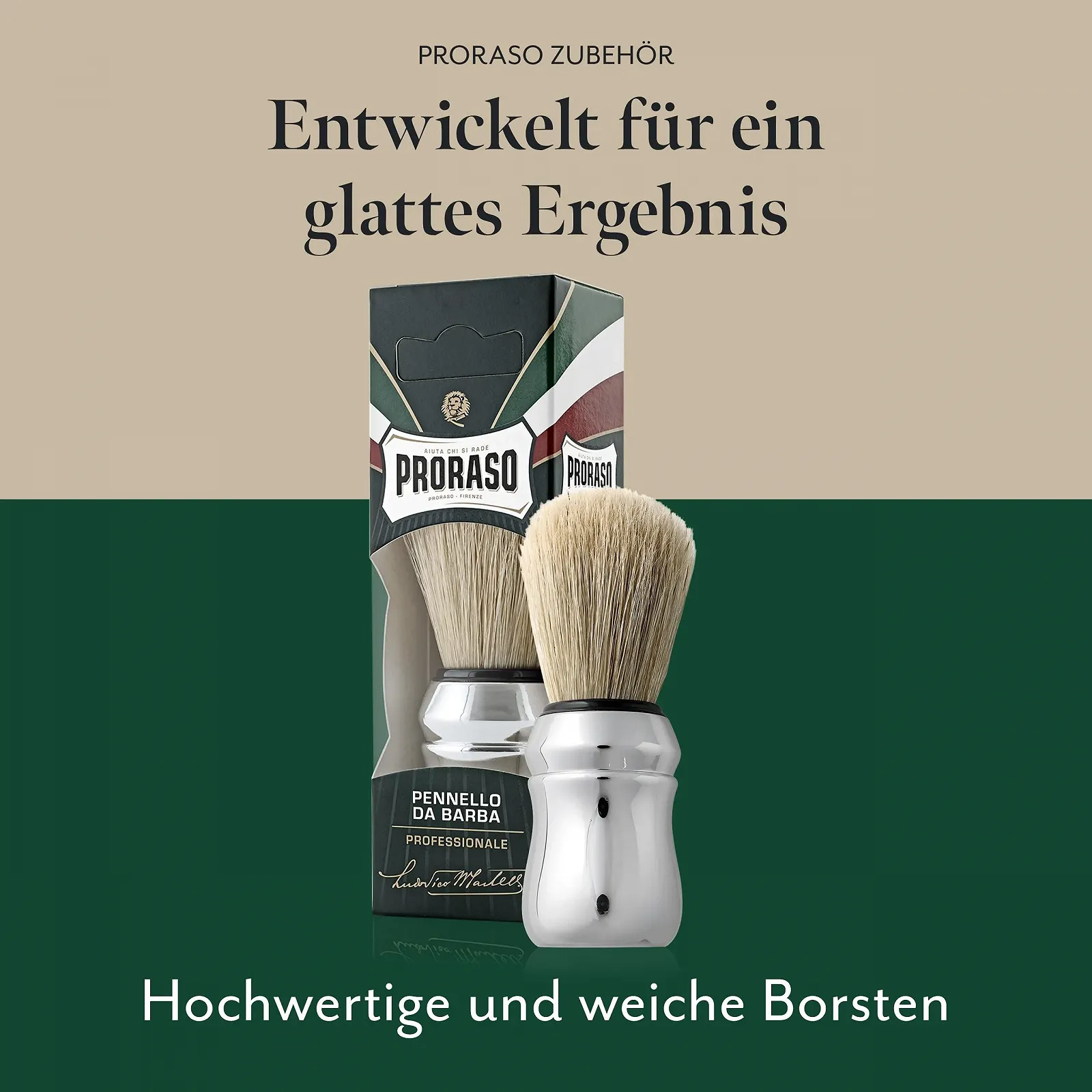 Помазок для бритья Proraso Professional Bristle со щетиной кабана, фото №2