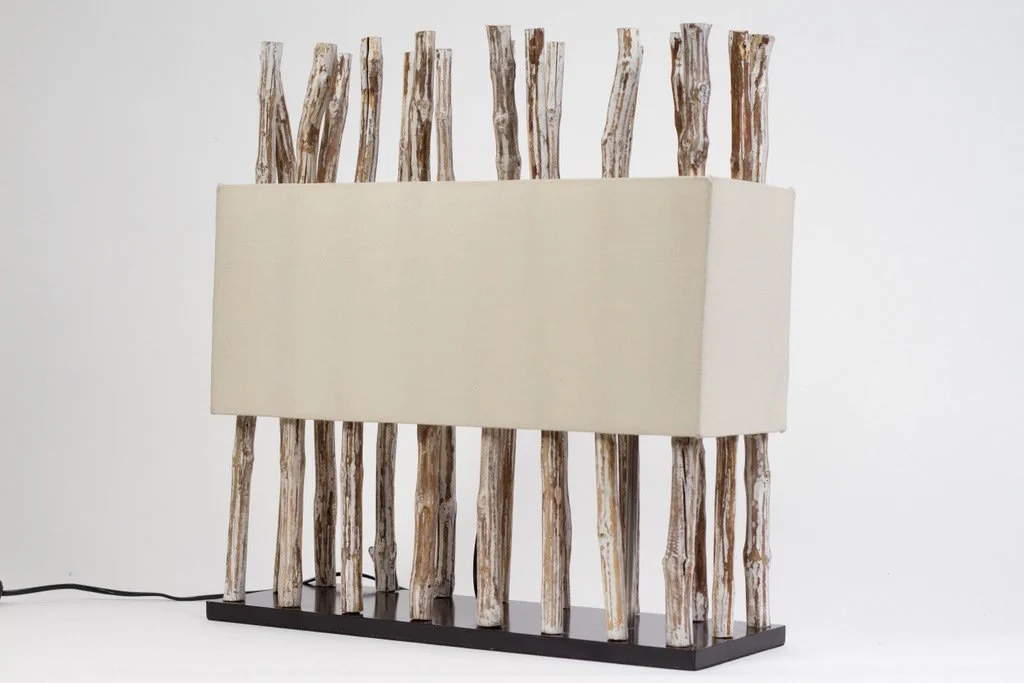 Настільна лампа Tabanan Driftwood Бавовна ручної роботи, фото №4