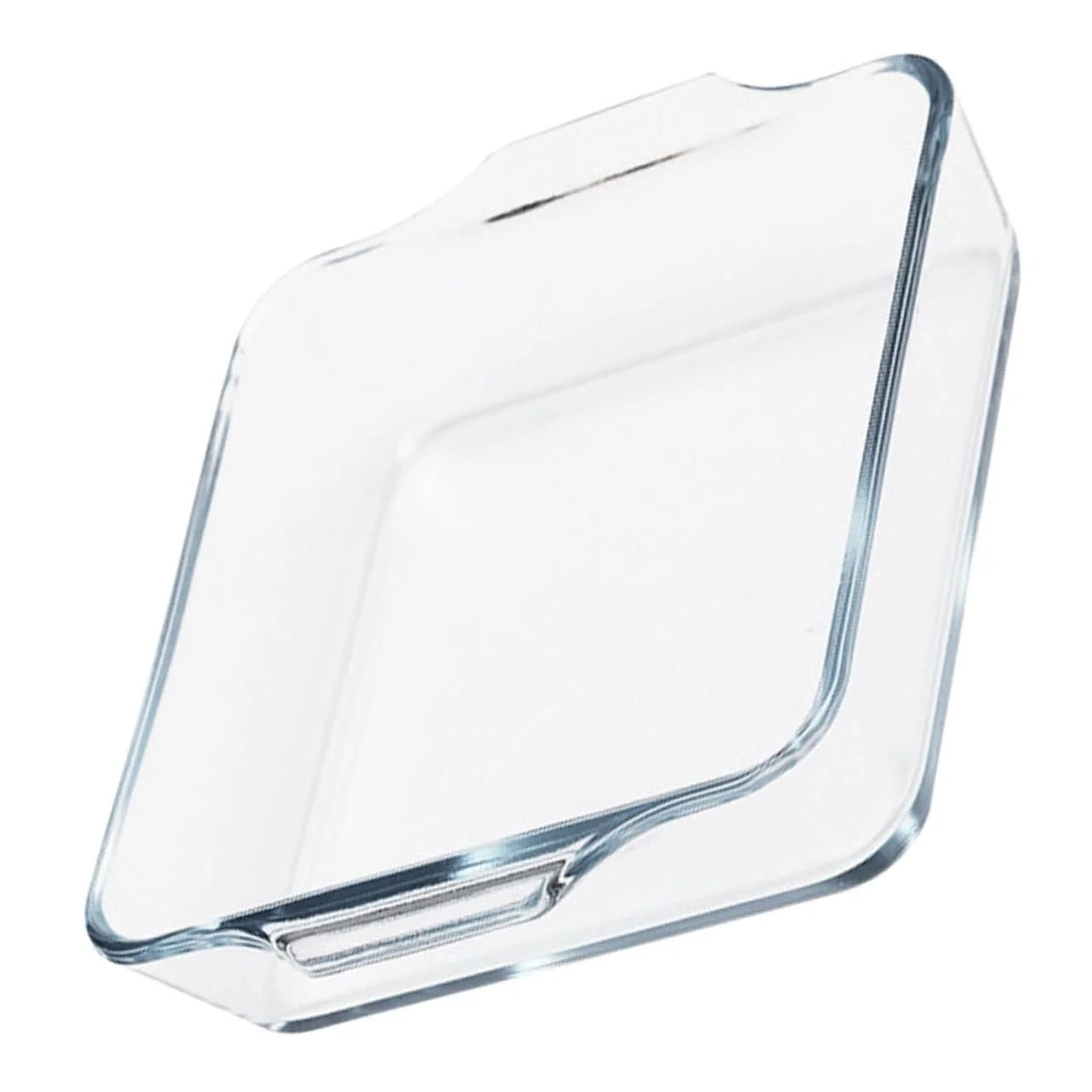 Форма для запекания стеклянная термостойкая с двойными ручками овальная, фото №1