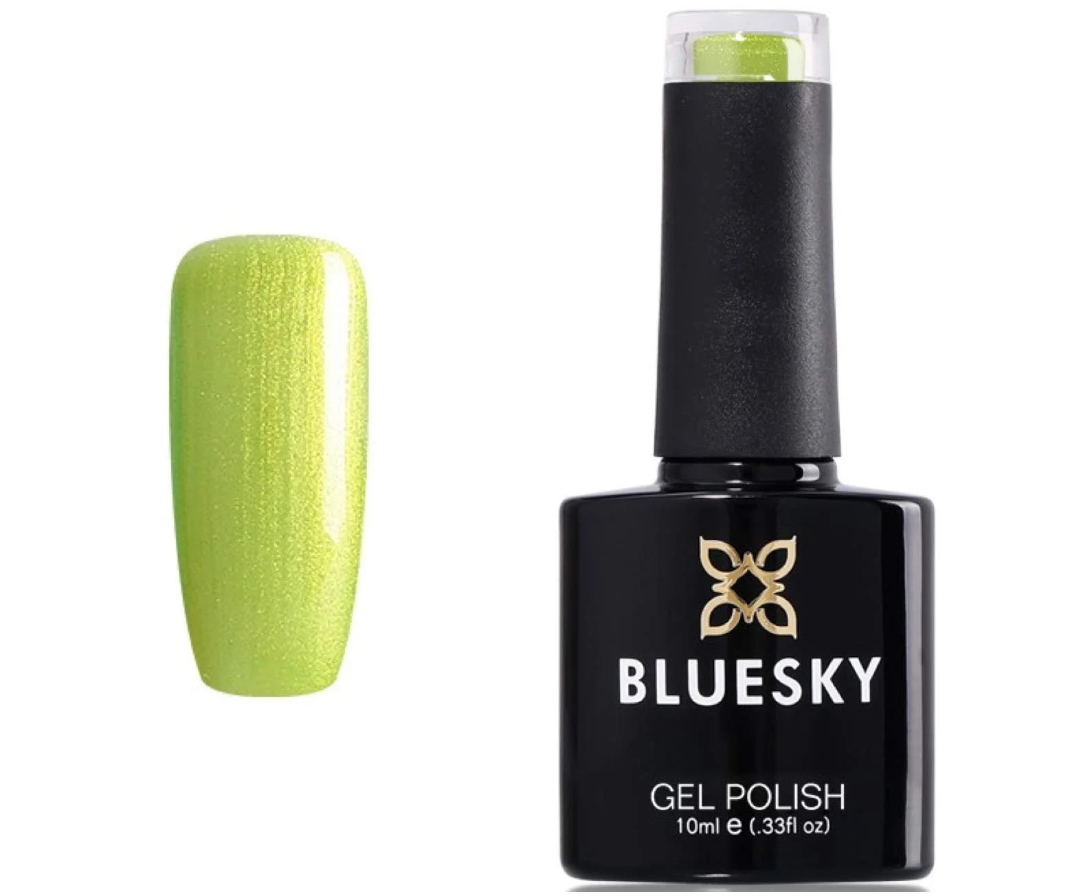 Гель-лак Bluesky Lime Green UV LED Soak Off, 10 мл, фото №2