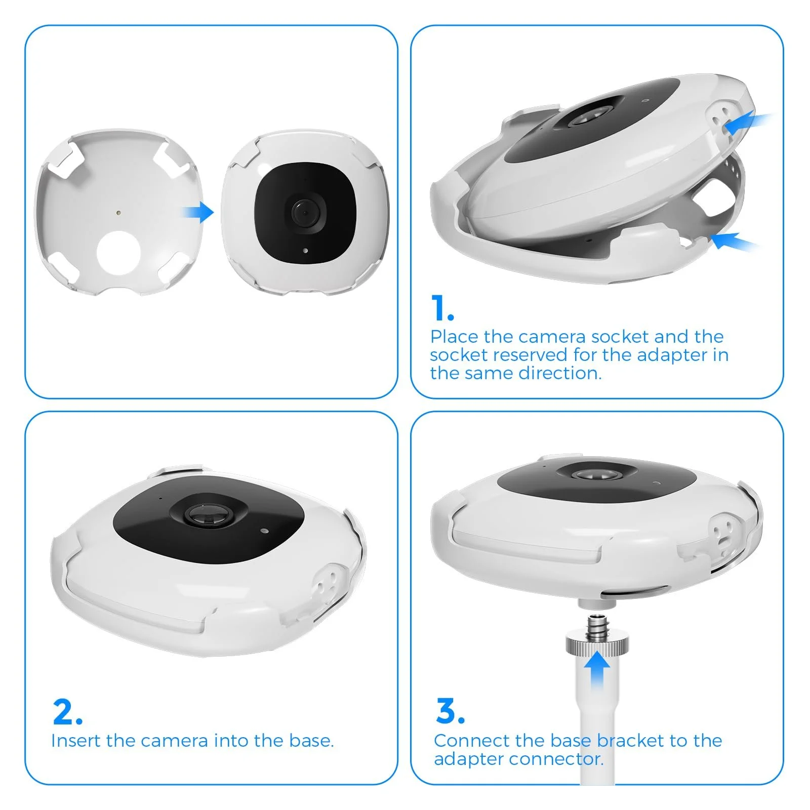 Тримач Nanit Pro Smart Baby Monitor Flexible Twist Clip гнучкий без свердління, фото №4