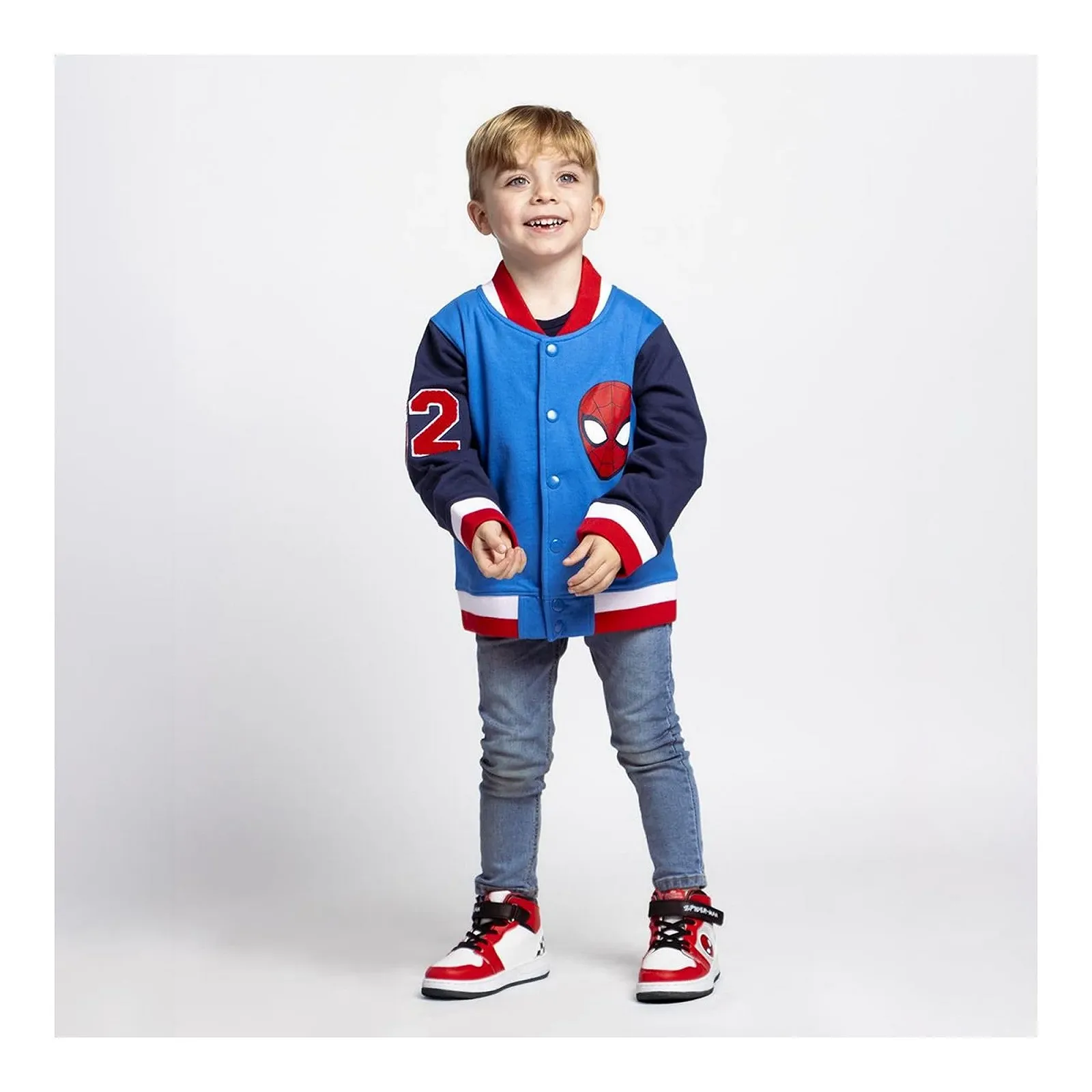 Куртка CERD	LIFE'S LITTLE MOMENTS Дитяча Бавовняна Бейсбольна Spiderman, фото №4