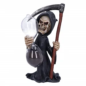 Песочные часы Nemesis Now Out of Time Grim Reaper 8.1 дюйма Черный - Фото 1