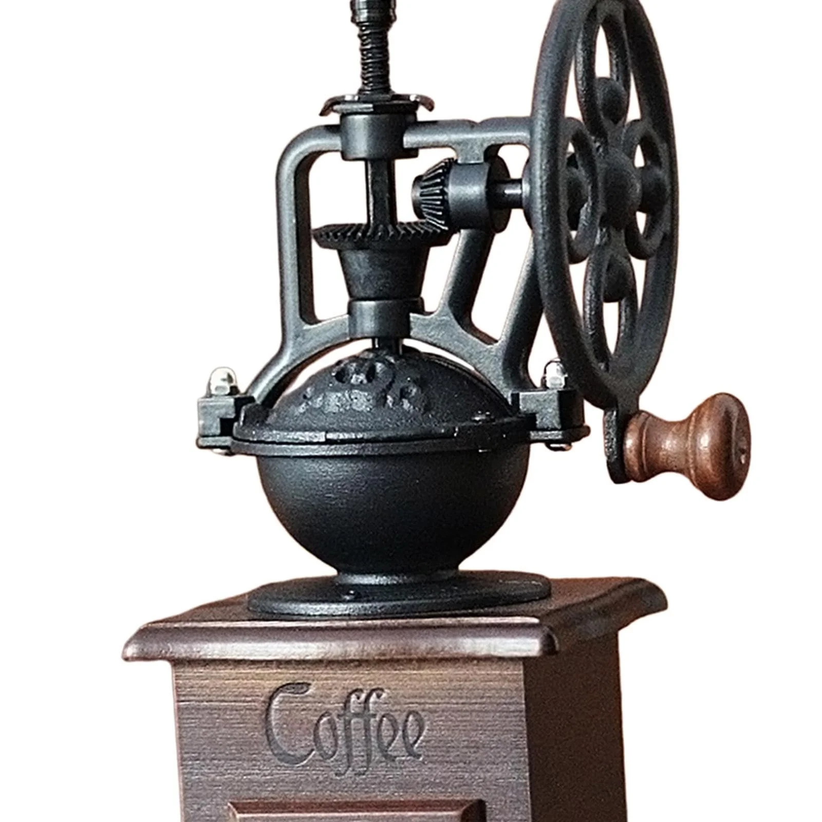 Ручная кофемолка Retro Windmühle Kurbel, железная, фото №3