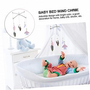 Детская комнатная мобиль с музыкальными ветряками ORFOFE synthetic.ua - Фото 1