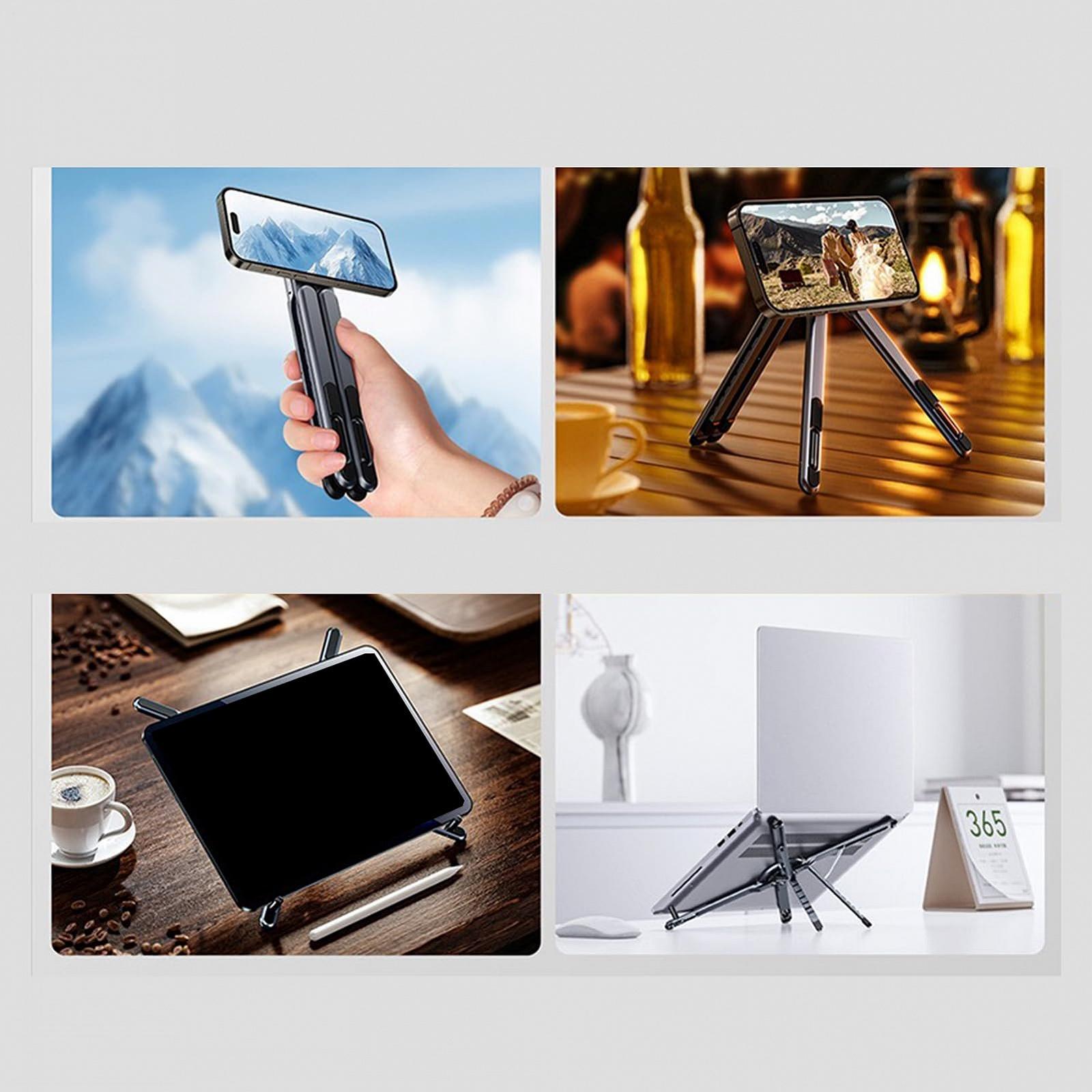 Подставка Тип Магнитная складная легкая для ноутбука и планшета, магнитный штатив для смартфона, фото №8