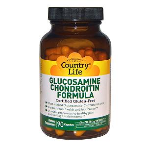 Глюкозамин и Хондроитин Glucosamine/Chondroitin Formula Country Life 90 капсул Глюкозамин и Хондроитин Glucosamine/Chondroitin Formula Country Life 90 капсул