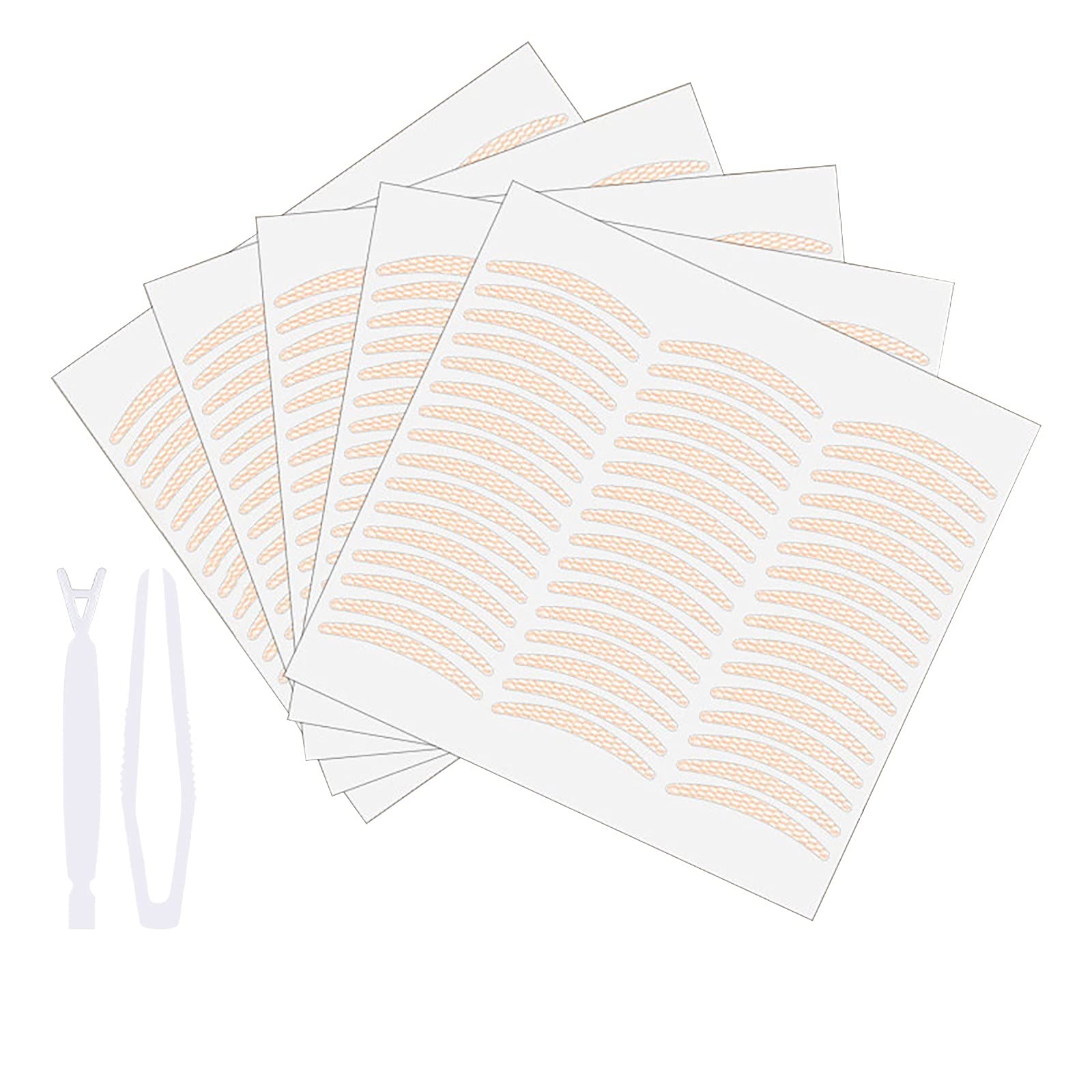 Смуги для повік DiaRom 240 парів водонепроникні з подвійним згином і 1 вилкою, кольору шкіри, фото №1 Смуги для повік DiaRom 240 парів водонепроникні з подвійним згином і 1 вилкою, кольору шкіри, фото №1