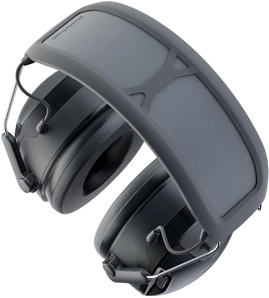 Беспроводные наушники 3M WorkTunes Connect & Solar / Bluetooth 5.2 / USB Type-C / Пассивное шумоподавление 33 дБ / Влагозащита / До 40 часов работы / Черные (90573E-1), фото №5