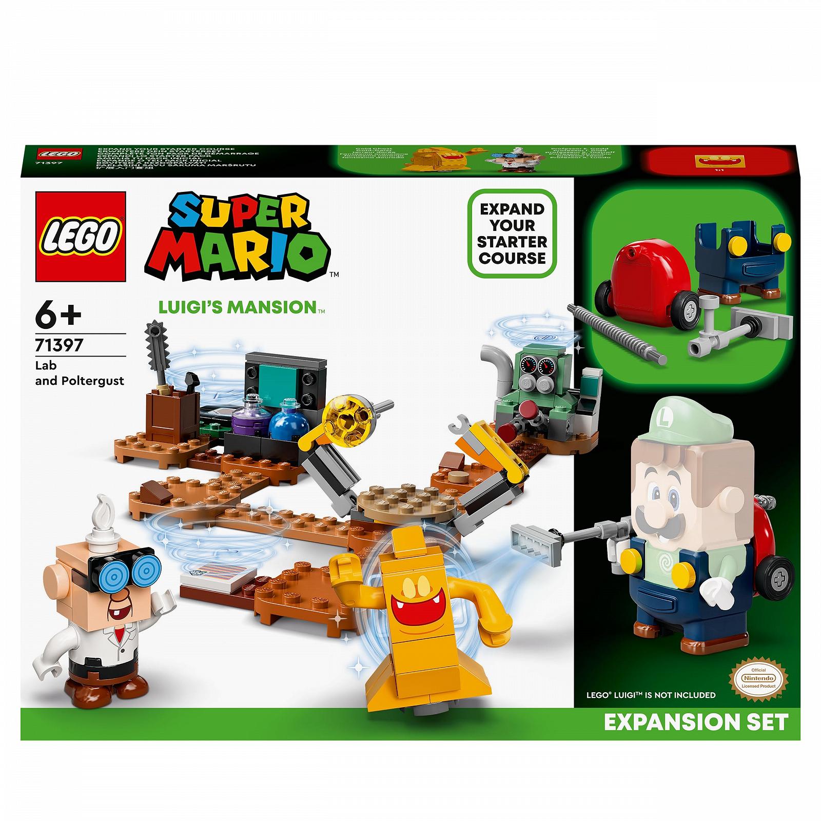 Набір LEGO 71397 Super Mario Luigi's Mansion: Лабораторія та Страшний Шлях, фото №3