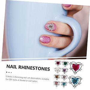 Украшения для ногтей Сердце FRCOLOR 40шт Разноцветные synthetic.ua - Фото 1