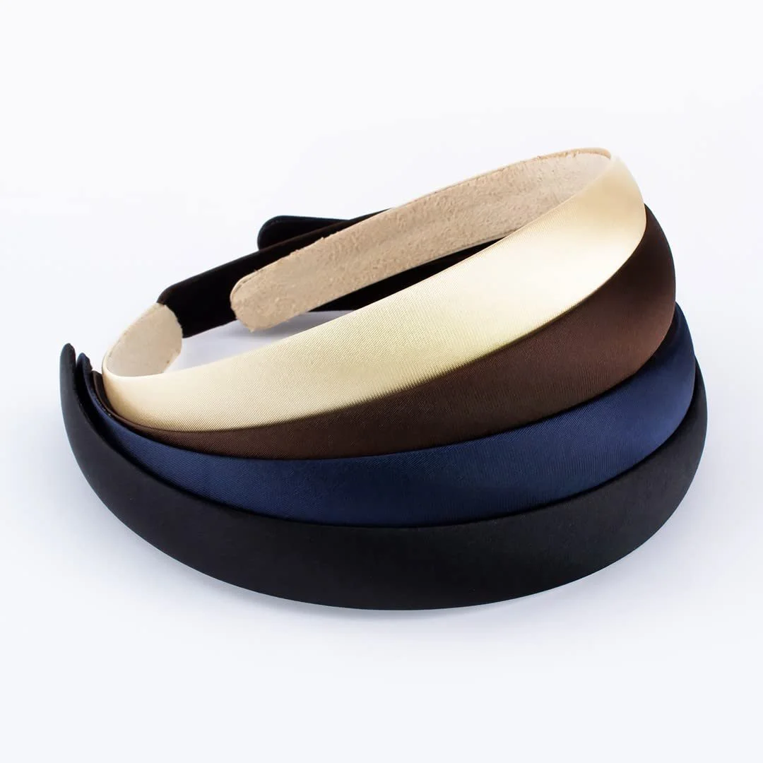 Обруч Еліс Атласний Коричневий, фото №2