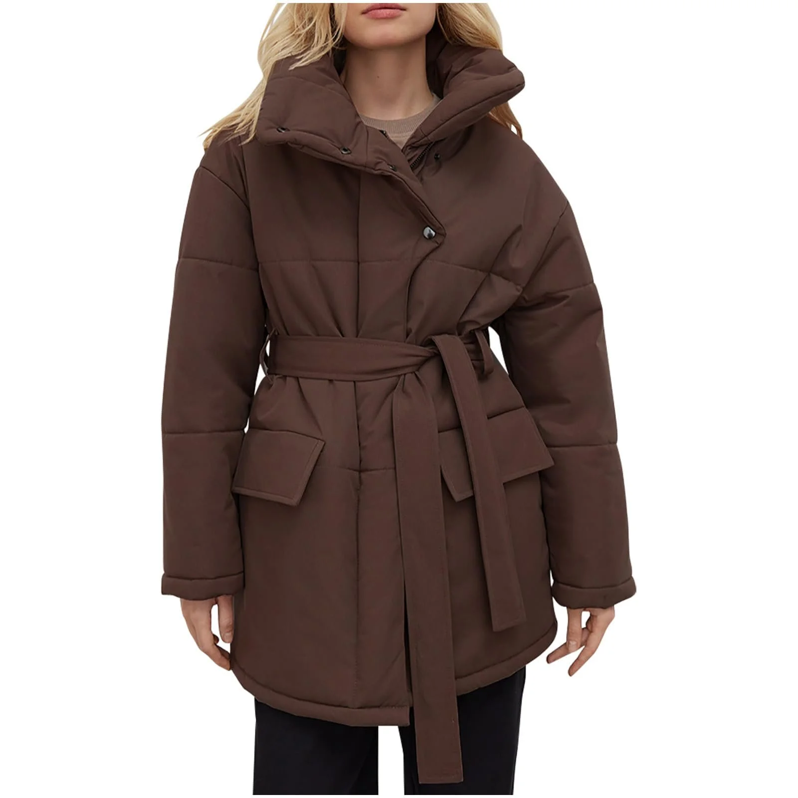 Бавовняне пальто Жіноче тепле стьобане, фото №1 Бавовняне пальто Жіноче тепле стьобане, фото №1