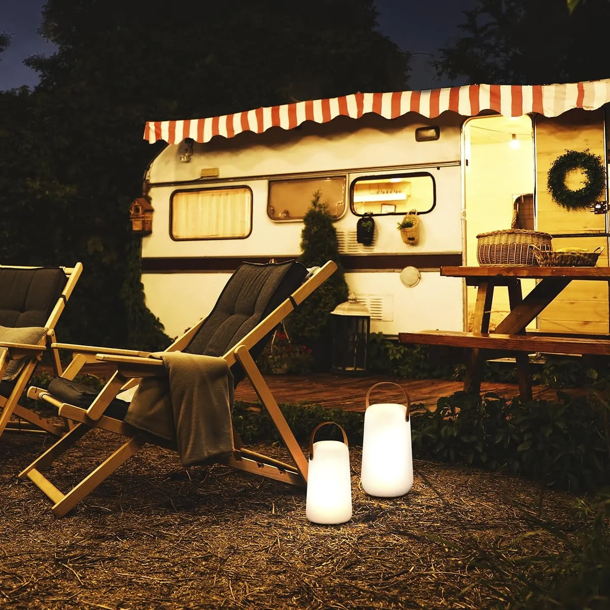 Настільна лампа Collgar Вулична RGB LED 0,5 + 0,5 Вт 40 лм Біла, фото №2