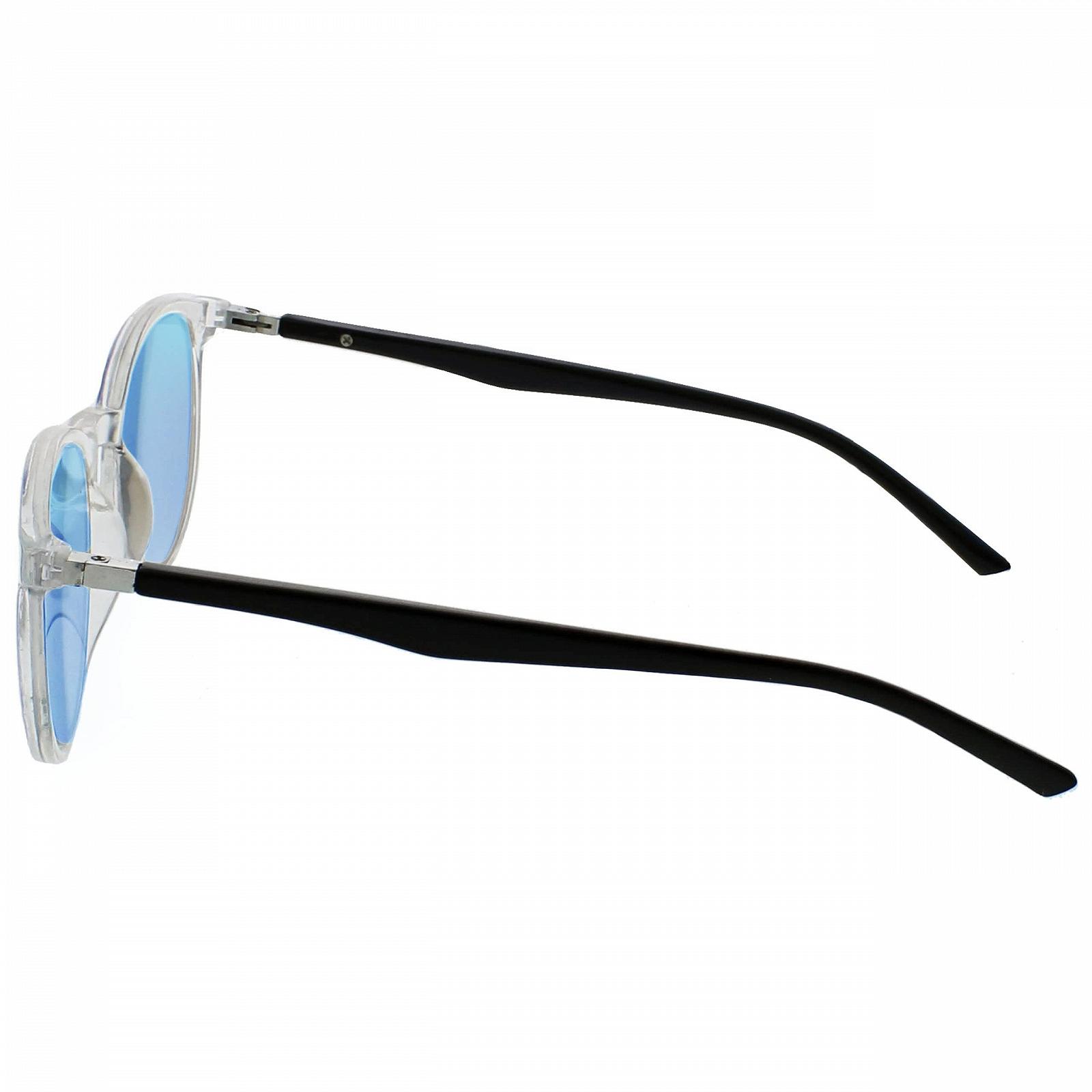 Сонцезахисні окуляри для читання OPULIZE Кругла оправа SS60-7C Сірий Кристал (2 шт. в упаковці), фото №6