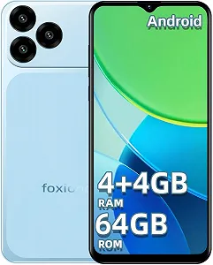 Смартфон Android 4GB RAM 64GB ROM 6.56" HD+ 4000 mAh 90Hz Octa Core 4G Dual SIM Bluetooth 5.2 Blue - Фото 1