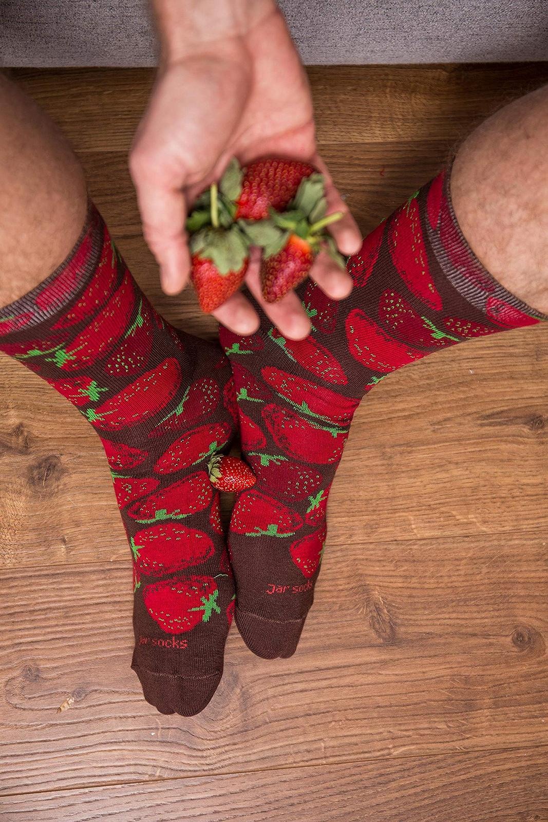 Шкарпетки Strawberries and Blueberry Rainbow Socks 2 пари, фото №5
