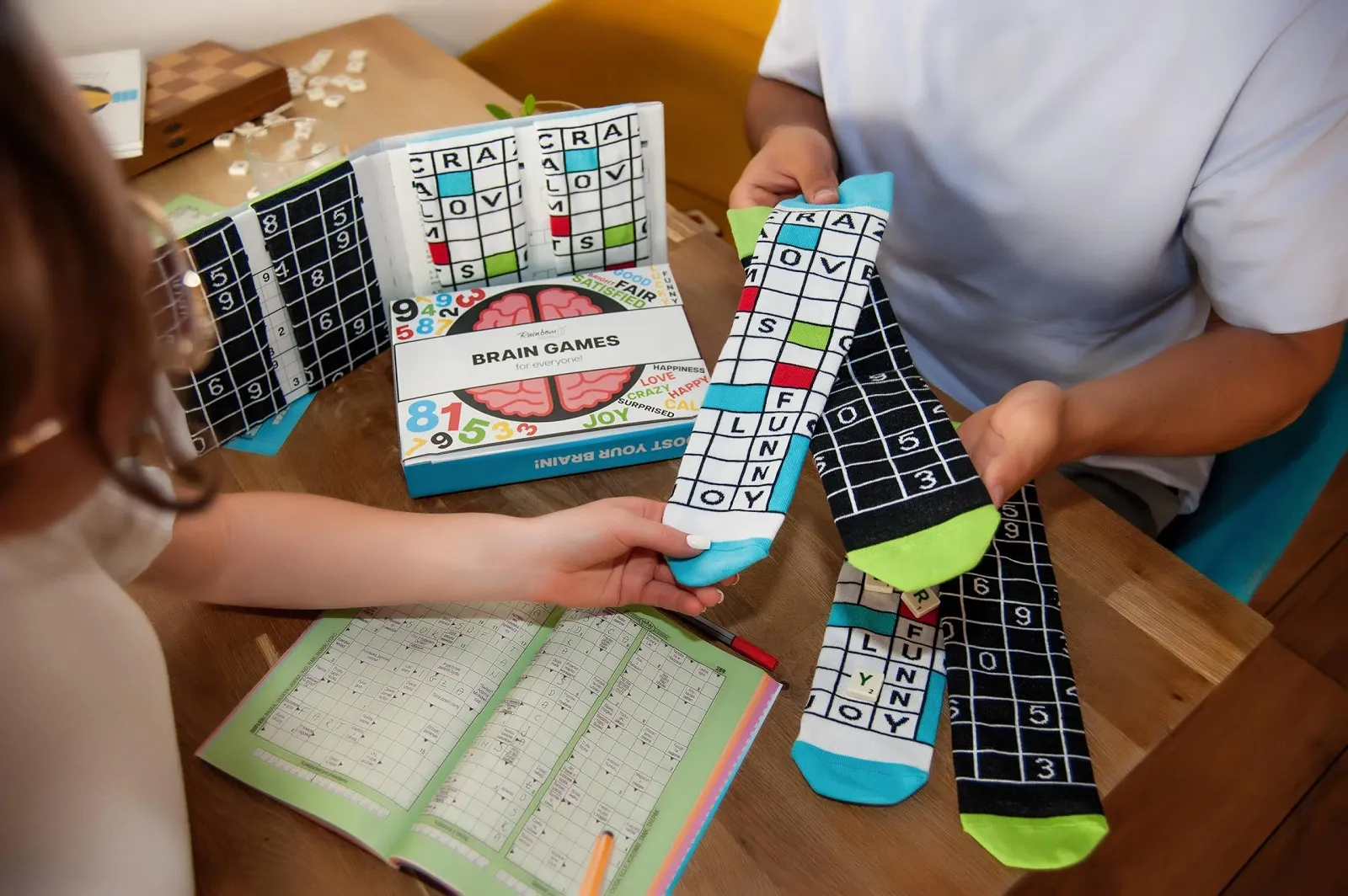 Шкарпетки Rainbow Socks Brain Games - 2 пари, фото №3 Шкарпетки Rainbow Socks Brain Games - 2 пари, фото №3