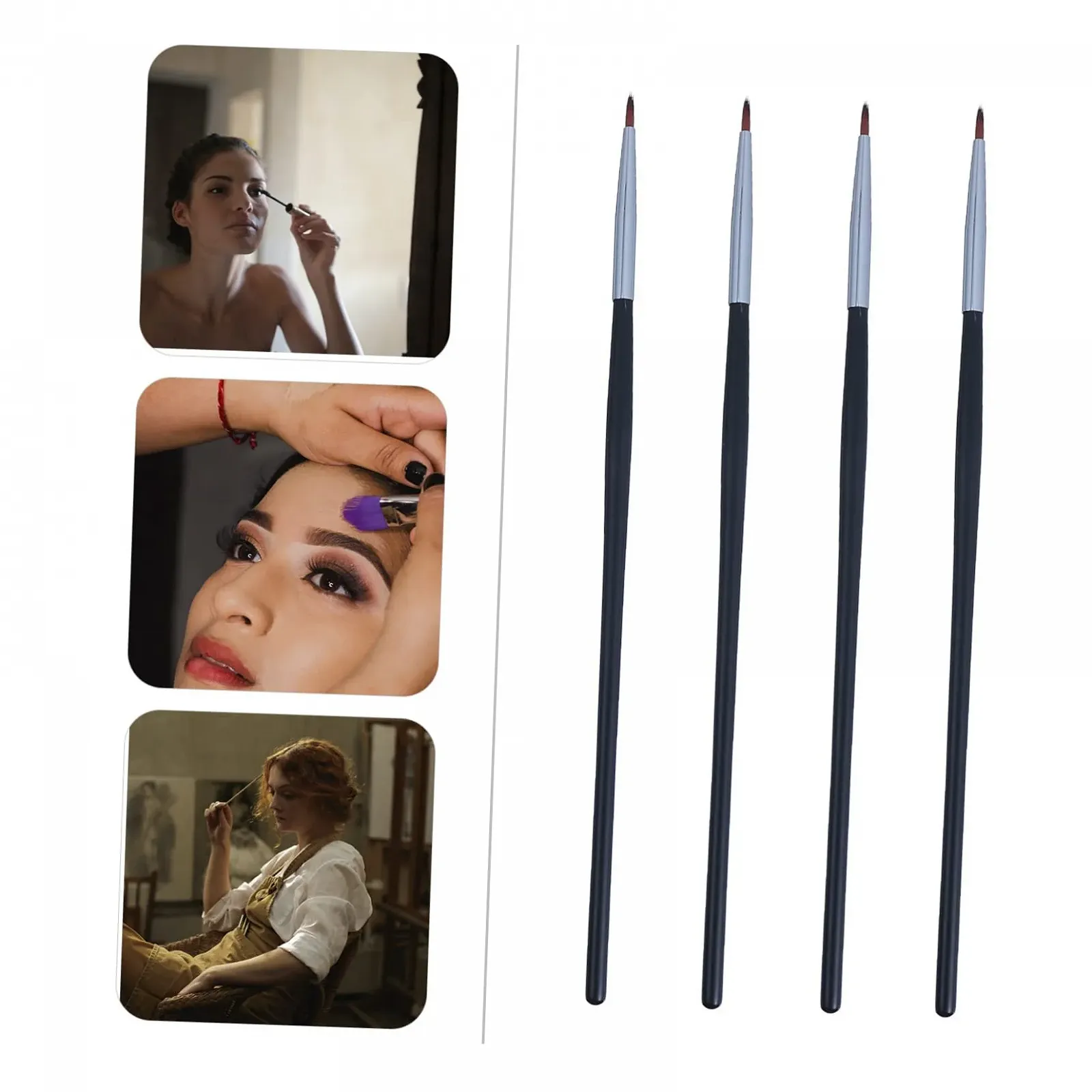 Набор тонких кисточек для подводки глаз DOITOOL, фото №6 Набор тонких кисточек для подводки глаз DOITOOL, фото №6