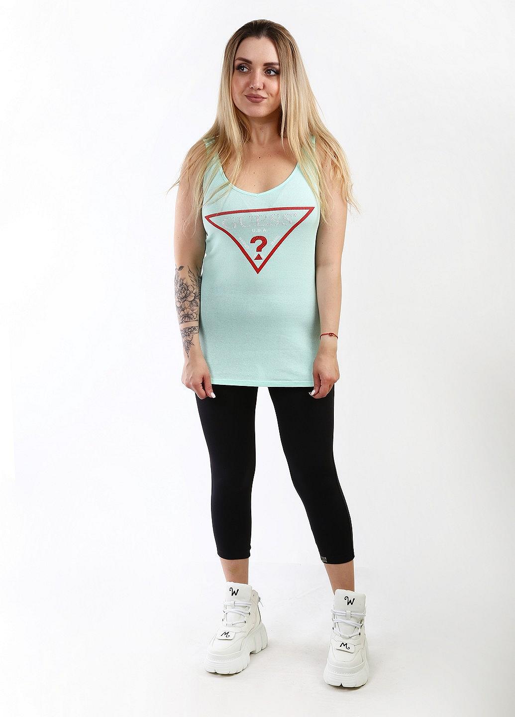 Майка GUESS S Мятный (GDG-W82I03K1810-Mint), фото №2 Майка GUESS S Мятный (GDG-W82I03K1810-Mint), фото №2