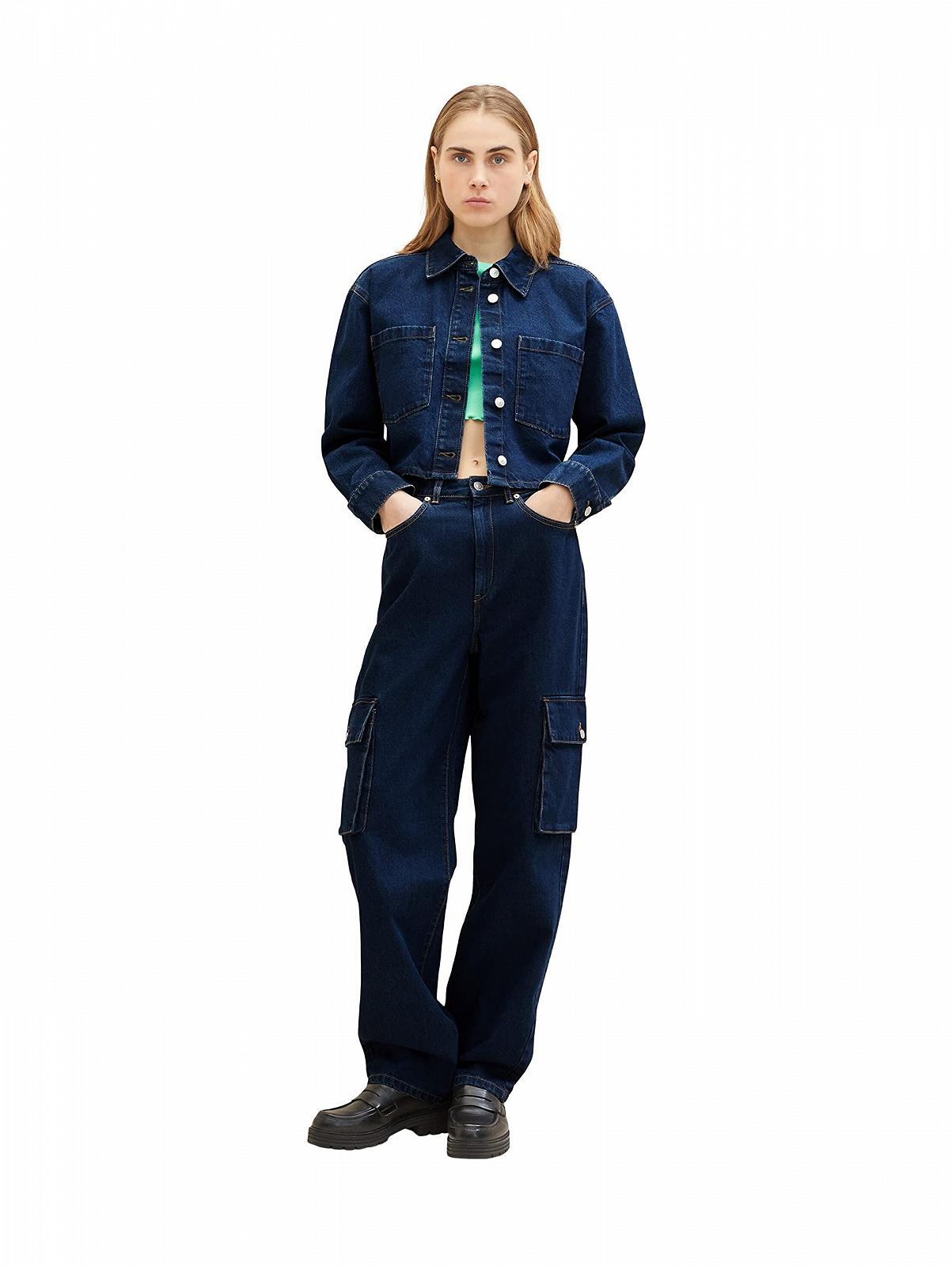 Джинсова куртка TOM TAILOR Denim Жіноча Джинсова Куртка-Сорочка, фото №2