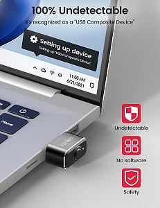 Вігглер шейкер симулятор для миші Vaydeer Accurate USB Mouse Jiggler Black synthetic.ua - Фото 1